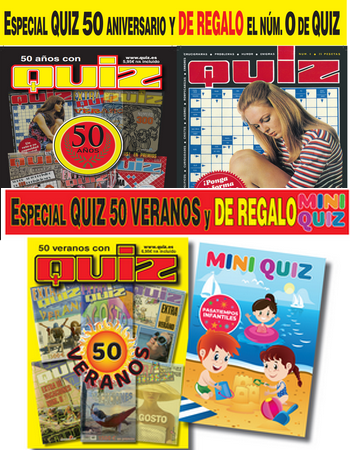 LOTE QUIZ ESPECIAL 50 AÑOS + 50 VERANOS + Quiz Deportes Verano