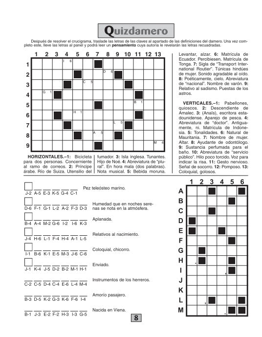 Quiz Especial Dameros 31